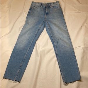 Topshop Moto high waist light denim jeans